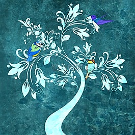 樹,運(yùn)氣,鳥類