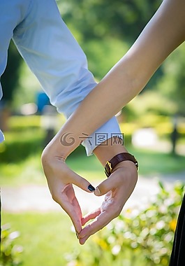夫婦,對年輕的夫婦,愛