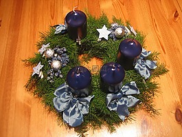 來(lái)臨,花環(huán),圣誕節(jié)