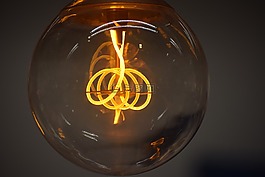 燈,燃燒,光