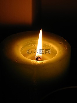 蜡烛,黑暗,火焰