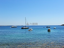 船舶,海,假期
