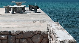 景觀,海,科夫