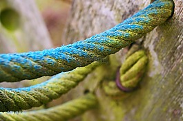 关闭,绳,klettergerüst