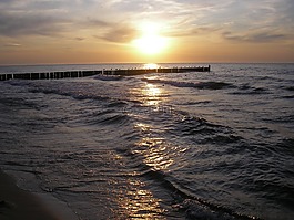 海,太陽,海岸