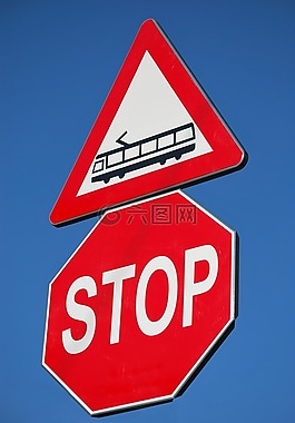 停止,交通,道路標(biāo)志