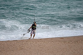 帆板海灘,海灘,沙