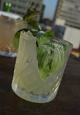 雞尾酒,夏天,屋頂