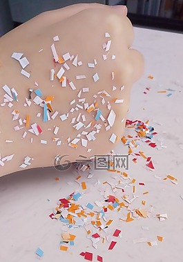 彩色,標(biāo)簽,手