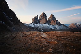 山脈,山,天空
