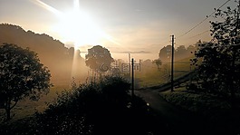 背光,陰霾,上午