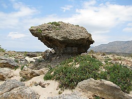 elafonissi,克里特島,希臘