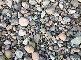 石頭,鵝卵石,海灘