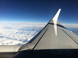 平面视图,飞机,天空