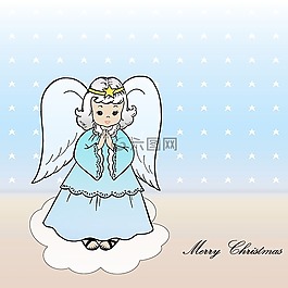 圣誕賀卡,圣誕,天使