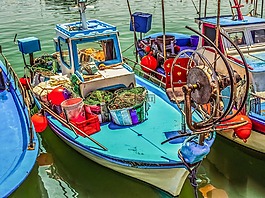 船,傳統(tǒng)的,海港