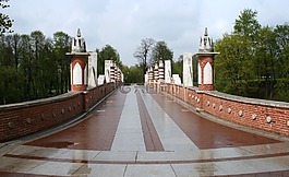 橋,行人,寬