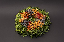 秋季,秋天的花環(huán),花束