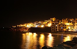 selinunte,西西里,夜