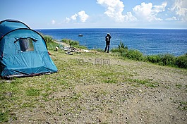 徒步旅行,貝加爾,湖