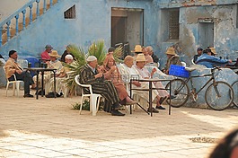 男子,摩洛哥,咖啡