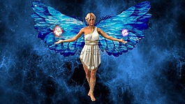 天使,仙女,翅膀