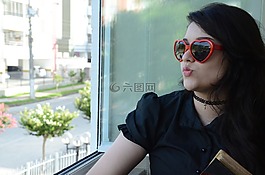太陽鏡,窗口,中性