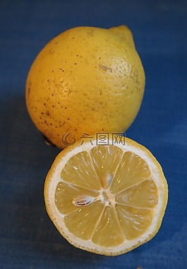 檸檬,一半的檸檬,酸