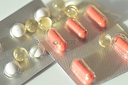 藥物,片,水泡
