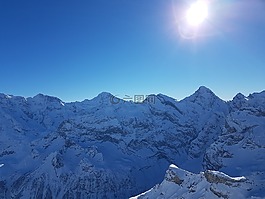 berg,山,太阳