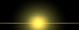 光,散景,黃色