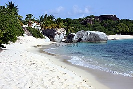 海灘,加勒比,海