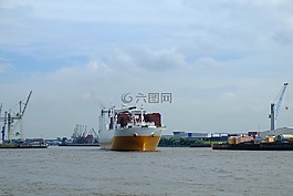 集裝箱船,航海船只,海