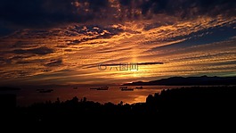日落,日出,黃昏