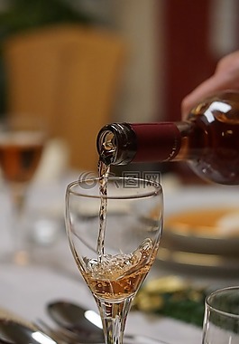 酒,玻璃,倒