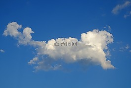 云,天空,藍色