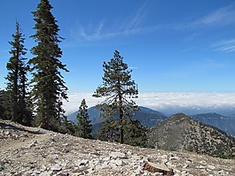 山禿子,加利福尼亞州,徒步旅行