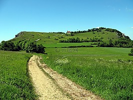 草地,离,桌山