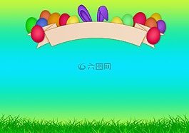 復活節(jié),蛋,橫幅