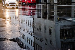 湿,道路,雨