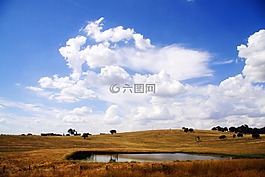 天空,云,大自然