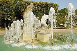 里尔,喷泉,雕像