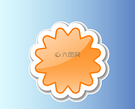 橙,信息,不干膠標簽