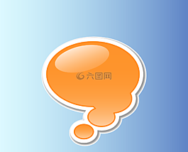 橙,氣球,思考