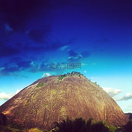 山,石,旅行