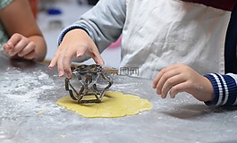 烘烤,餅干,兒童