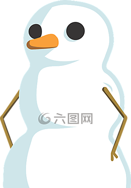 雪人,冬天,度假