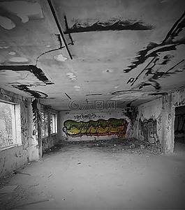 建筑,老,軍事領域