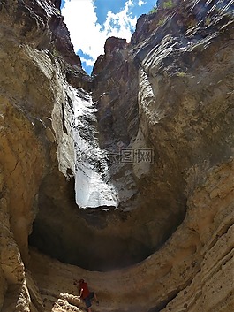 沙漠,水開槍,徒步旅行