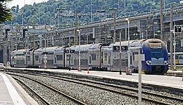 区域列车,平台,火车站